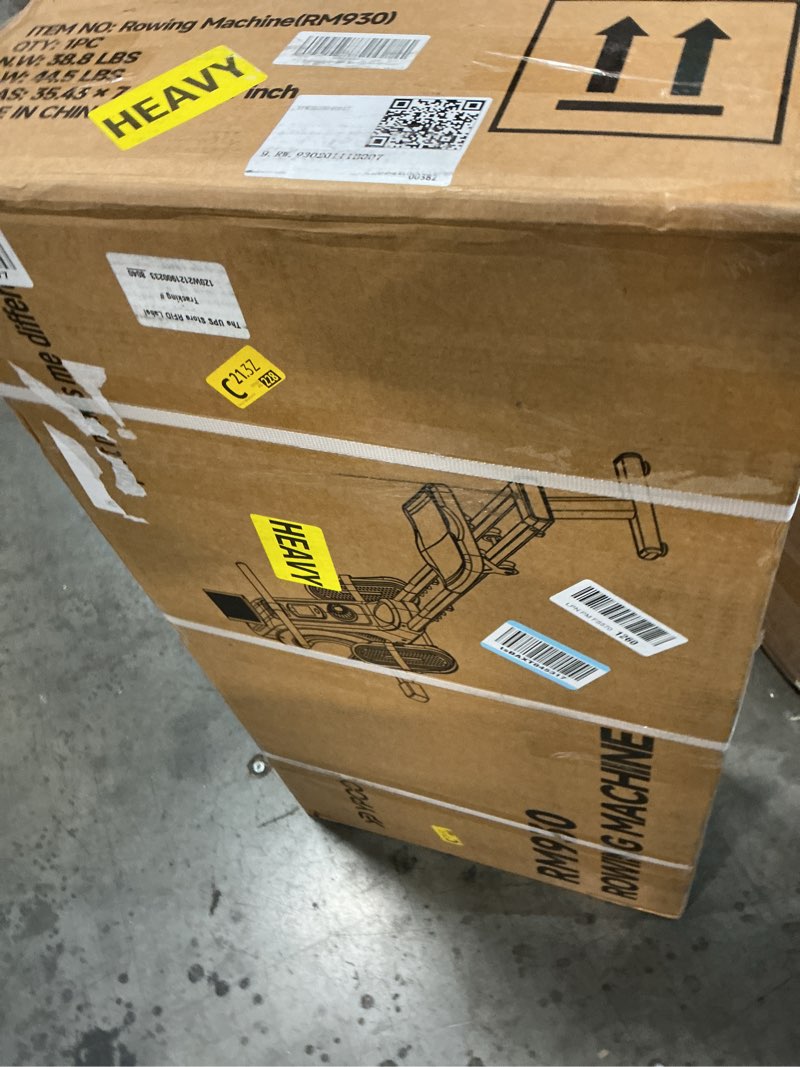 Condition photo showing New/Like New for Rowing Machine for Home, 350 LB Capacity, 16-Level Silent Resistance, Magnetic Rowing Machines for Home Foldable, Full-Body Workout Compact Rowing Machine for Cardio & Strength with APP Support V1-Magnetic Rower