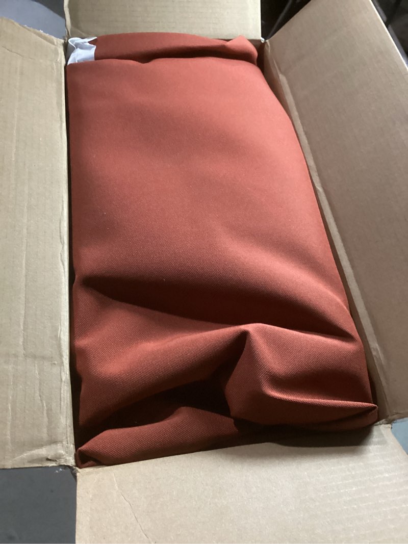 Condition photo showing As Is for rilyson luxury patio cushions for outdoor furniture - 24×24 inches high back and deep seating outdoor cushion for patio chairs sofa couch loveseat water resistant(sky blue/2 set/no button) sky blue classic style 24*24*6in 2 set