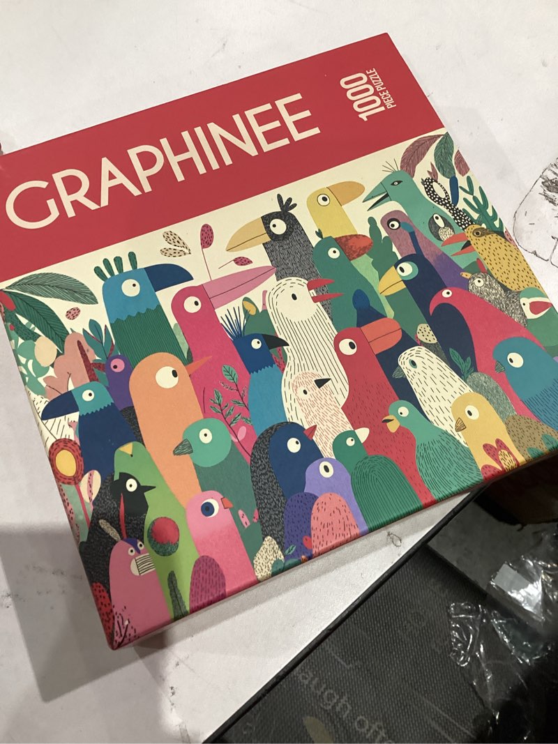 Condition photo showing New/Like New for Jigsaw Puzzles for Adults 1000 Pieces, Tropical Bird Puzzle, Colorful as Home Wall Decor for Family Challenging Games