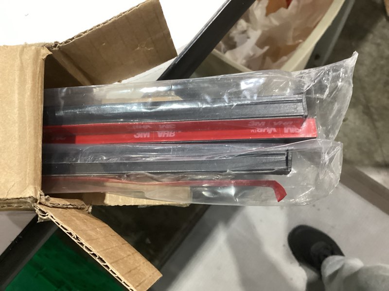 Condition photo showing New/Like New for HAMRVL Black LED Recessed Lighting Kit - 8 PCS 3000K Warm White LED Strip Lights with Touch Control, Dimmable Self-Adhesive Wall Panel Lights for Wood Slat Wall Panels, Under Cabinet (Milky Cover)