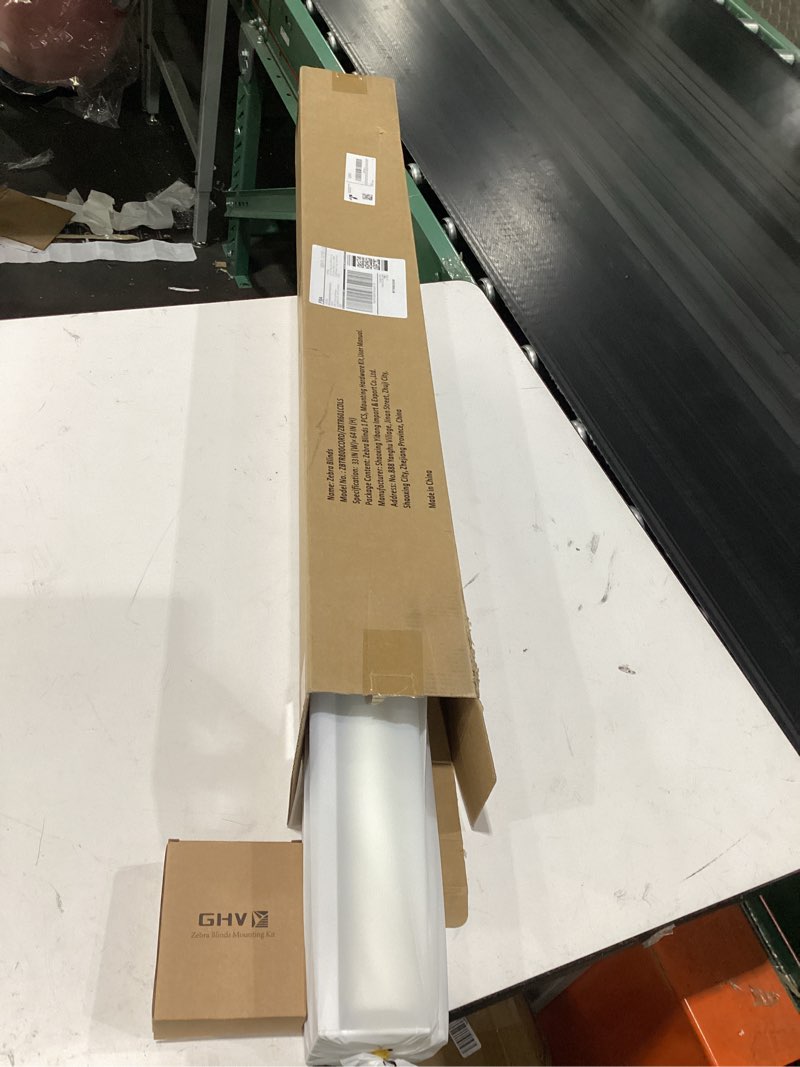 Condition photo showing Good Condition for ghv cordless zebra blinds for windows free-stop shades light filtering dual layer light control for day and night (beige, 33 in (w) x 64 in (h)) beige 33 in (w) x 64 in (h)