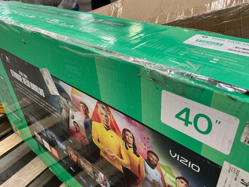Condition photo showing As Is for VIZIO 40-inch Full HD 1080p Smart TV with DTS Virtual: X, Alexa Compatibility, Google Cast Built-in, Bluetooth Headphone Capable, (VFD40M-08 New) 40 inch
