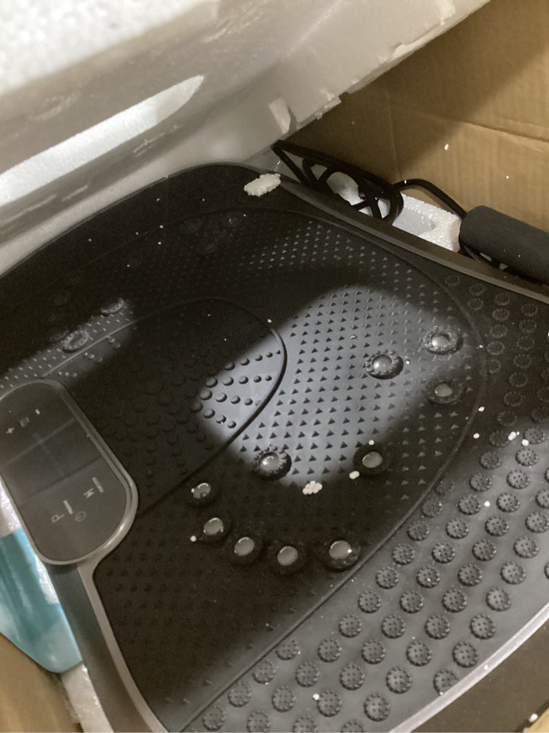 Condition photo showing Good Condition for AXV Vibration Plate Fitness Platform Exercise Machine Vibrating Shaking Full Body Shaker Workout Vibrate Stand Shake Board Sport Gym for Weight Loss Fat Burner for Women Men SLIM-GRAY