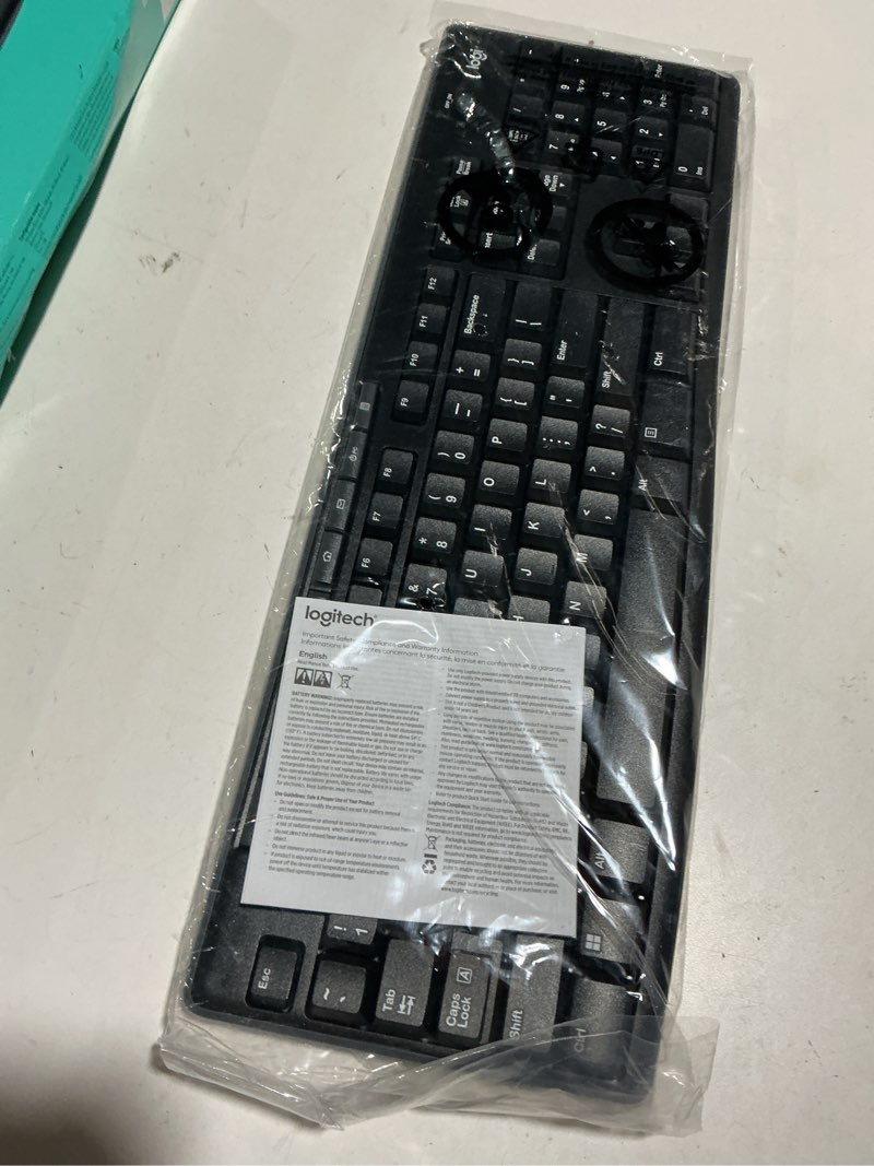 Condition photo showing Good Condition for logitech mk270 wireless keyboard and mouse combo for windows, 2.4 ghz wireless, compact mouse, 8 multimedia and shortcut keys, 2-year battery life, for pc, laptop - black