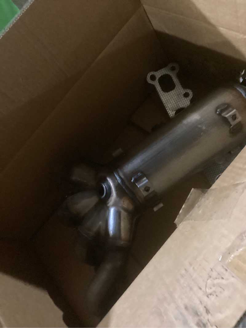 Condition photo showing Good Condition for rear converter compatible with 2014 2015 2016 2017 jeep cherokee, 2015-2020 renegade, 2015-2016 chrysler 200 2.4l, 2013-2016 dodge dart 2.0l 2.4l, direct-fit (epa compliant) 13-16 dart/14-17 cherokee/15-16 chrysler 2.4l