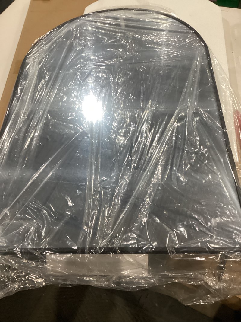 Condition photo showing New/Like New for delma arched bathroom mirror, 20"x30" wall mounted vanity mirror for bedroom, living room and entryway, black black 30"l x 20"w