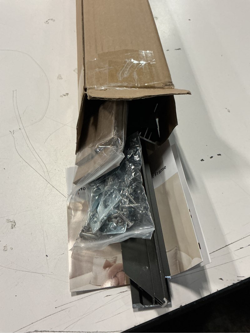 Condition photo showing Good Condition for DIY Metal Canvas Floater Frame with 5/6' Deep for Oil Paintings Art Prints Artwork, Landscape Portrait Living Room Wall Decor (Black) 24x36" Black