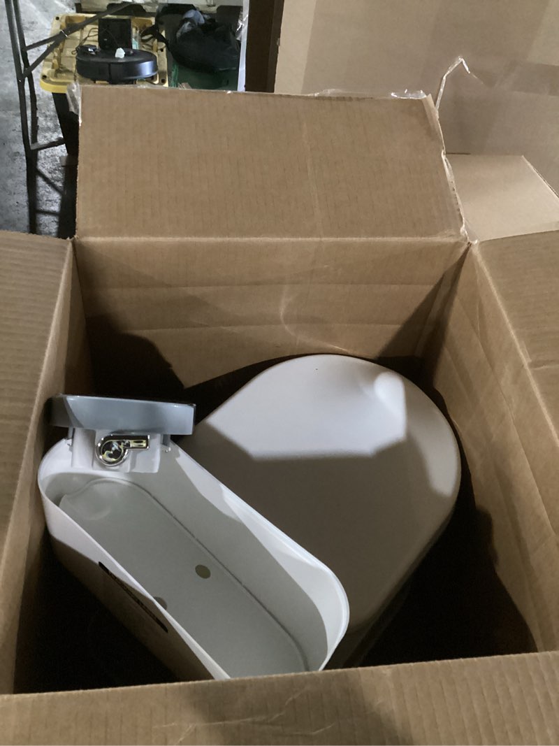 Condition photo showing Good Condition for 2-in-1 toddler potty training toilet - larger potty chair & detachable training seat for boys & girls ages 1-3 with flushing sound, wipes storage, toilet paper holder - grey