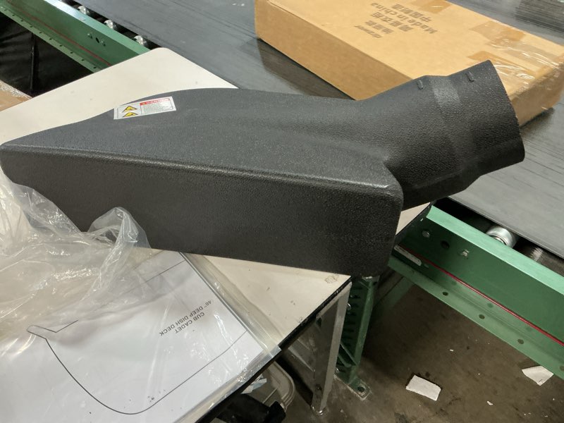 Condition photo showing As Is for (Similar to stock photo) Agri-Fab 62468 Mow-N-Vac Deck Adapter Kit Universal For John Deere MTD Craftsman