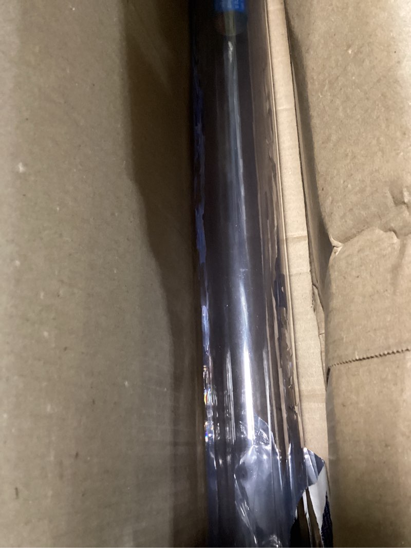 Condition photo showing Good Condition for 1.5mm thick 38x70 inch clear plastic buffet table protector pvc tabletop cover mat rectangular plastic table cover desk pad mat office meeting desk side table topper granite tv bench sreen protection clear 38"x70"