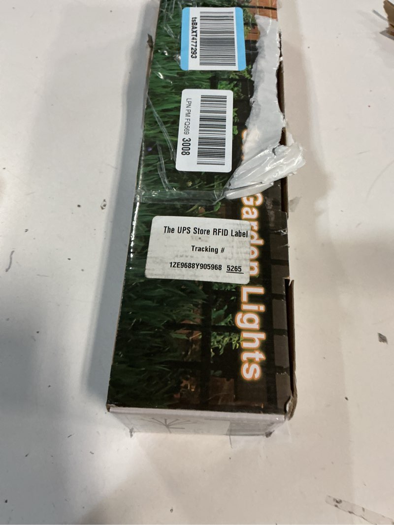 Condition photo showing New/Like New for Solar Garden Lights Outdoor, 4 Pack 32LED Swaying Light Waterproof Solar Lights Outdoor for Yard Pathway Patio, Swaying Lawn Decor as Gardening Gifts for Women Holiday Warm White 4 pack