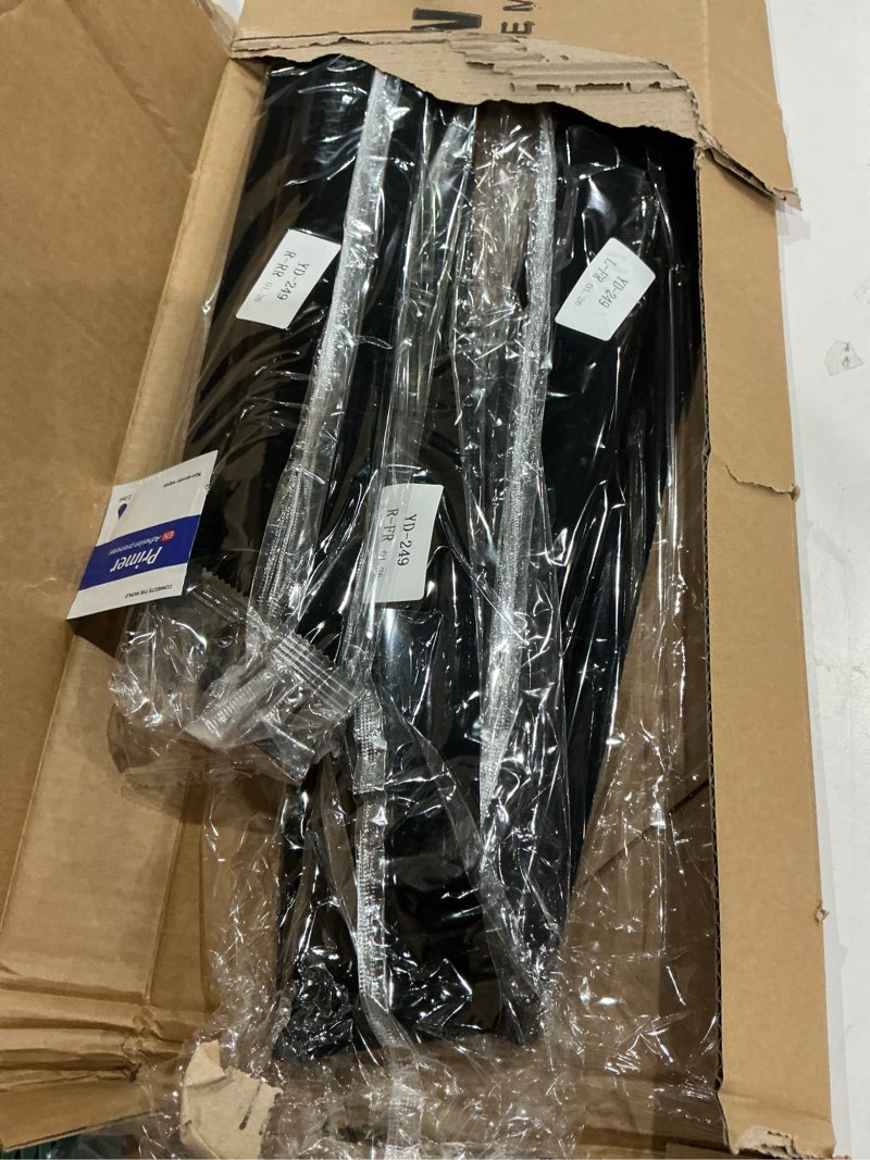 Condition photo showing Good Condition for window visors rain guards for 2019-2026 dodge ram 1500 crew cab (new body style), out-channel window vent wind deflectors visors shades for 19-26 ram 1500 full-size cab 2019-2026 ram 1500 crew cab