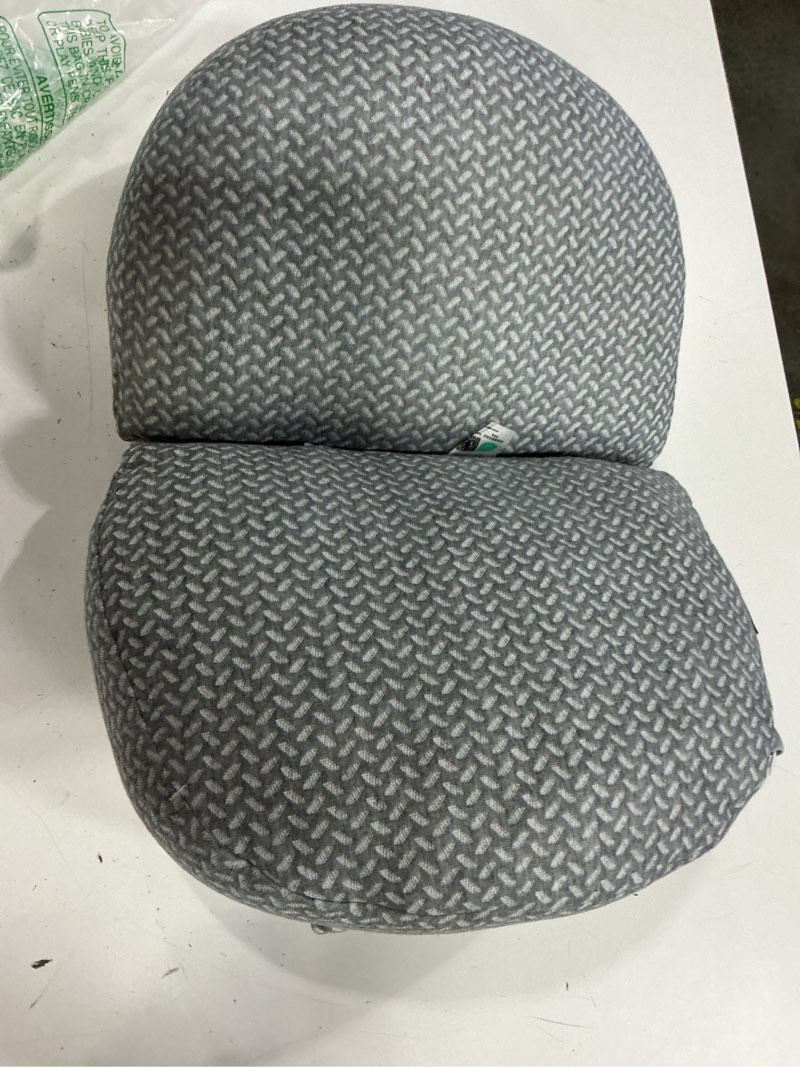 Condition photo showing As Is for momcozy portable pregnancy pillow – w shaped maternity support for side sleepers, adjustable travel wedge pillow for back, belly, and hip relief, ideal for pregnant women, deep grey gray regular