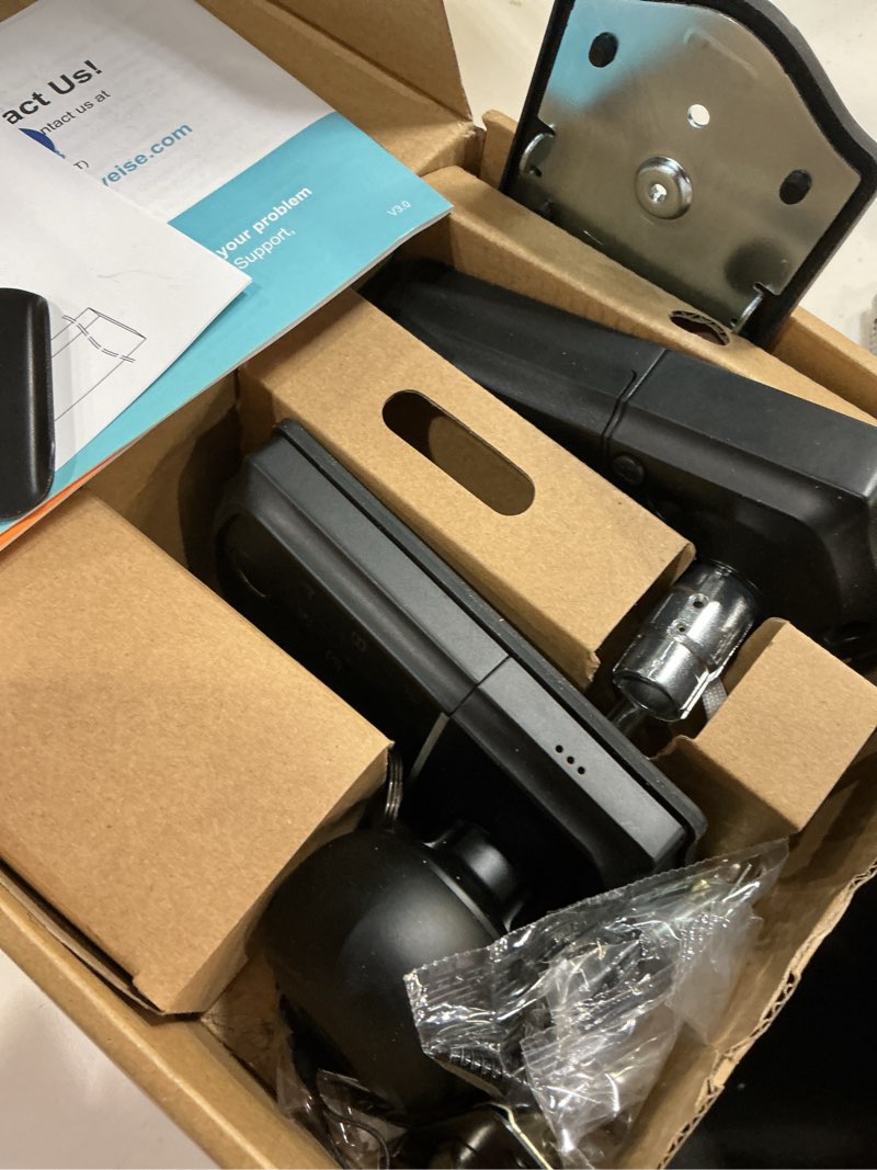 Condition photo showing Good Condition for veise ve018 smart knob handle lock - fingerprint, app control, keyless entry for front door and bedroom, electronic digital keypad, auto lock, remote access sharing, ip55 weatherproof, matte black
