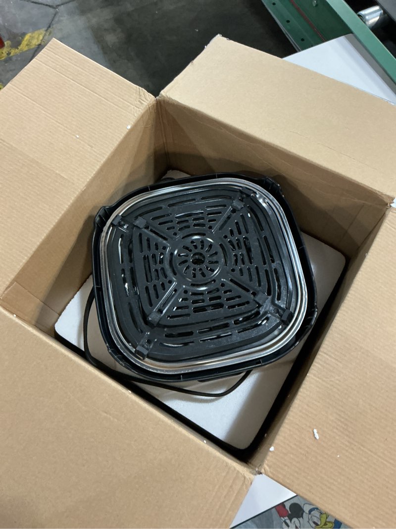 Condition photo showing Good Condition for ninja crispi 4-in-1 glass air fryer | 450°f | non-toxic | 4qt & 6-cup glass containers w/lids | microwave, freezer, dishwasher safe | max crisp, air fry, bake, recrisp | stone | fn101st stone 4 qt