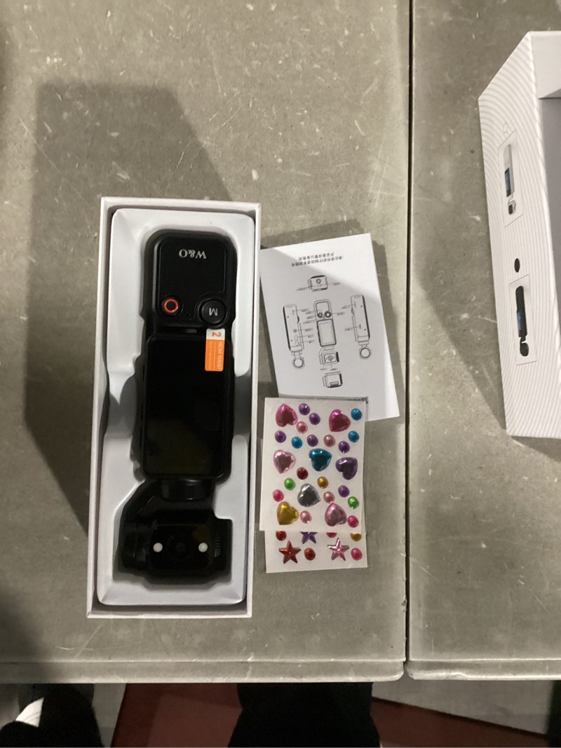 Condition photo showing New/Like New for W & O Vlogging Camera with 180° Rotating Lens, Pocket Body Camera with Audio & Video Recording,7-Hour Battery, Handheld POV Cameras with 32GB Card, Easy One-Button Recording for Travel,Daily Life Black