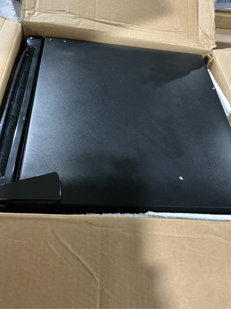 Condition photo showing As Is for whynter cuf-112ss mini, energy star rated small upright freezer with lock, stainless steel -1.1 cubic feet 1.1 cubic feet stainless steel