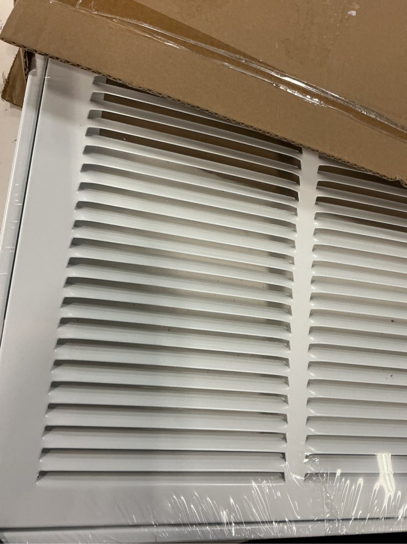 Condition photo showing Good Condition for return air grille 14x14,air return vent cover for ceiling and wall,steel hvac a/c vent cover grill fits duct opening 14"w x 14"h,holds 1" thick ac filter for 14''w×14''h-duct opening