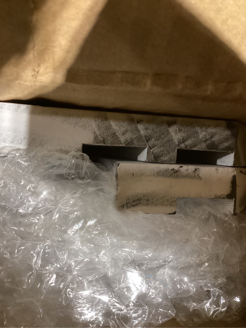 Condition photo showing Good Condition for LAVIEVERT Wooden Medal Hanger & Trophy Shelf, Wall-Mounted Race Display with 2 Tier Storage Shelf and 19 Hanging Bars White