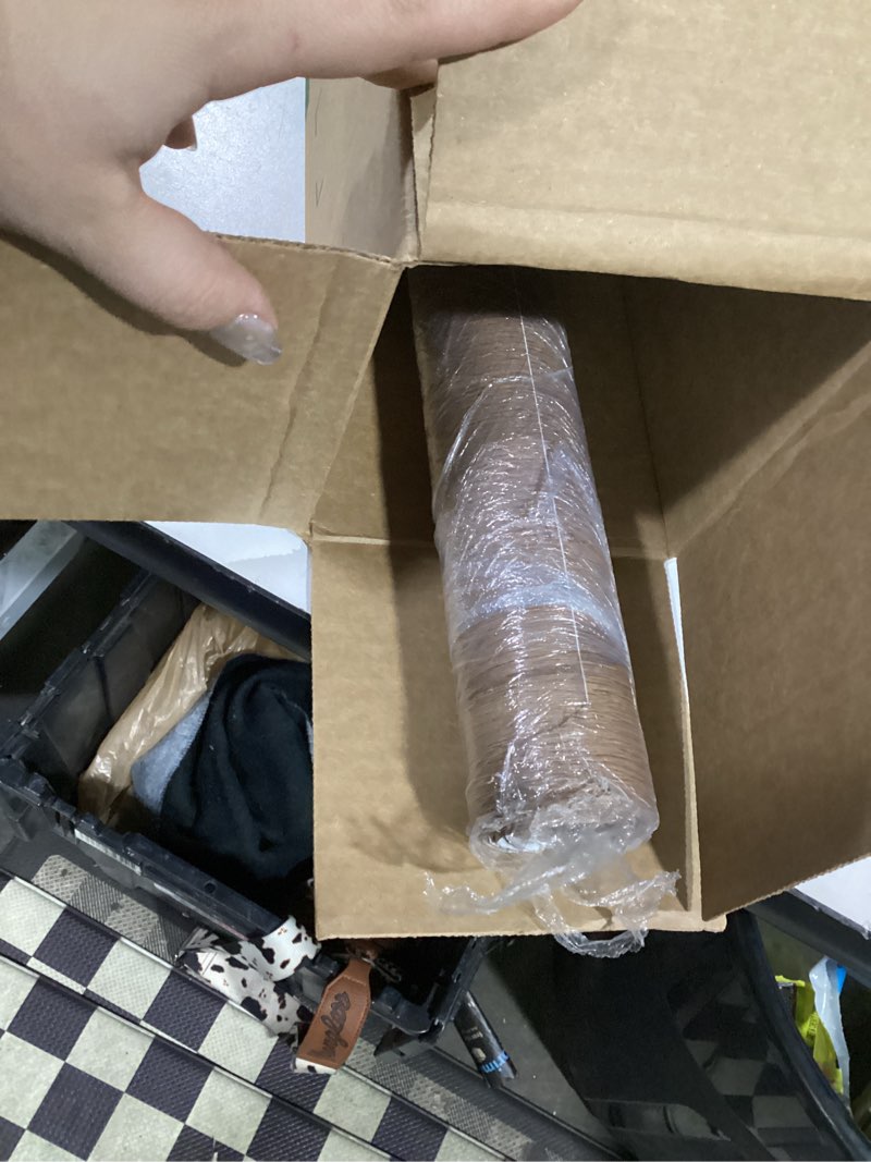 Condition photo showing Good Condition for Thicken Wood Look Contact Paper Peel and Stick Wallpaper 157 x 31 Inch Wide Brown Wood Wallpaper for Walls Kitchen Bedroom Laundry Room Temporary Wallpaper for Apartments Renter Friendly Decor 31.5" x 157.4" Brown
