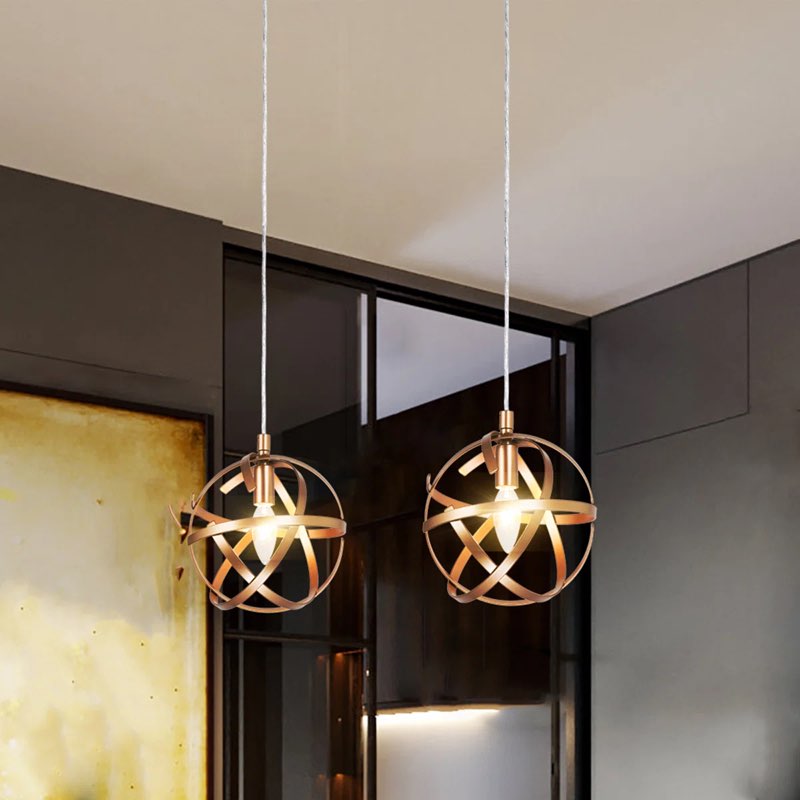 (1 piece) Rosedale 1 - Light Single Geometric Pendant