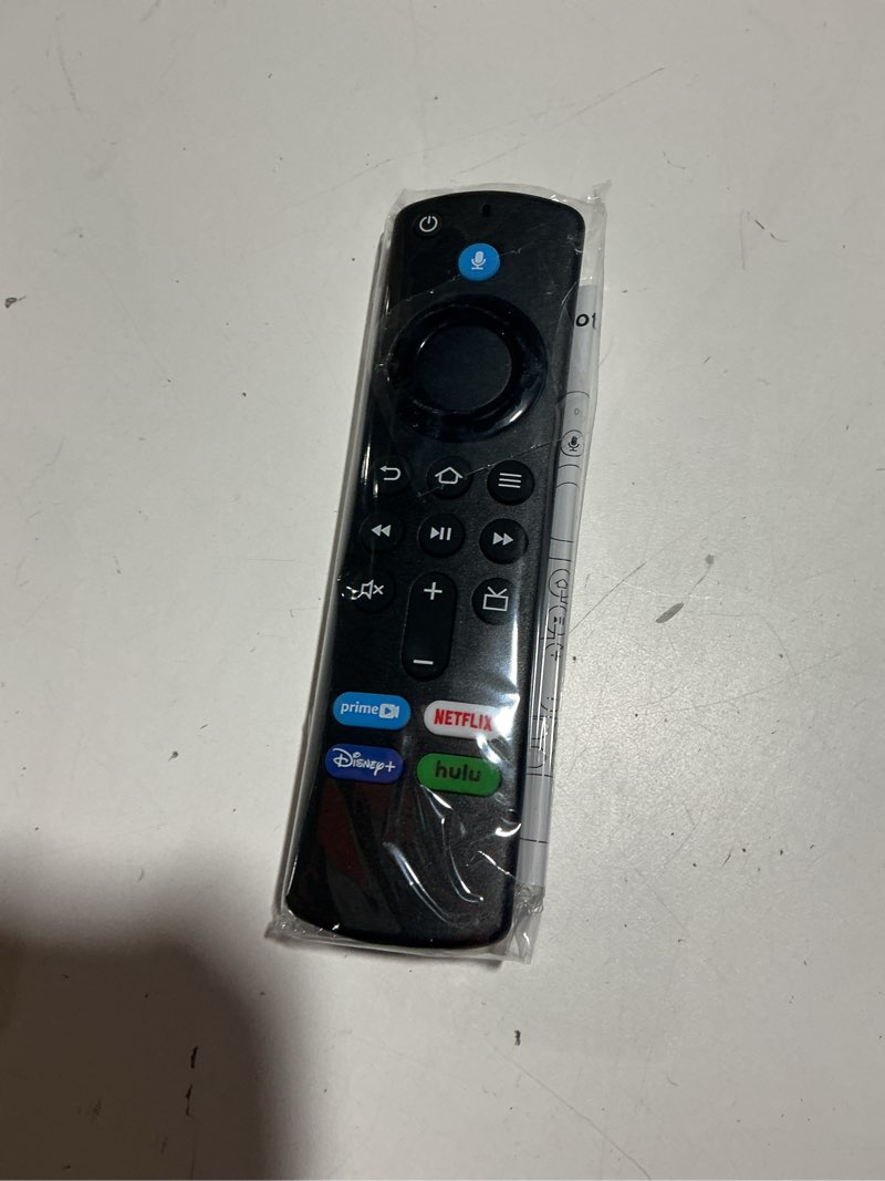 Condition photo showing Good Condition for voice remote for fire smart stick(2nd/3rd gen,lite,hd),tv stick 4k/max(1st/2nd gen),tv cube, tv remote for some hisense, tcl, insignia smart tvs 3rd gen remote