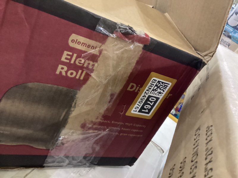 Condition photo showing New/Like New for San Jamar Classic Element Paper Towel Dispenser Wall-Mounted Commercial Roll Dispenser, Fits All Core Sizes with Lever for Bathroom, Kitchens, and Restaurants, Plastic, Universal Paper, Black Pearl