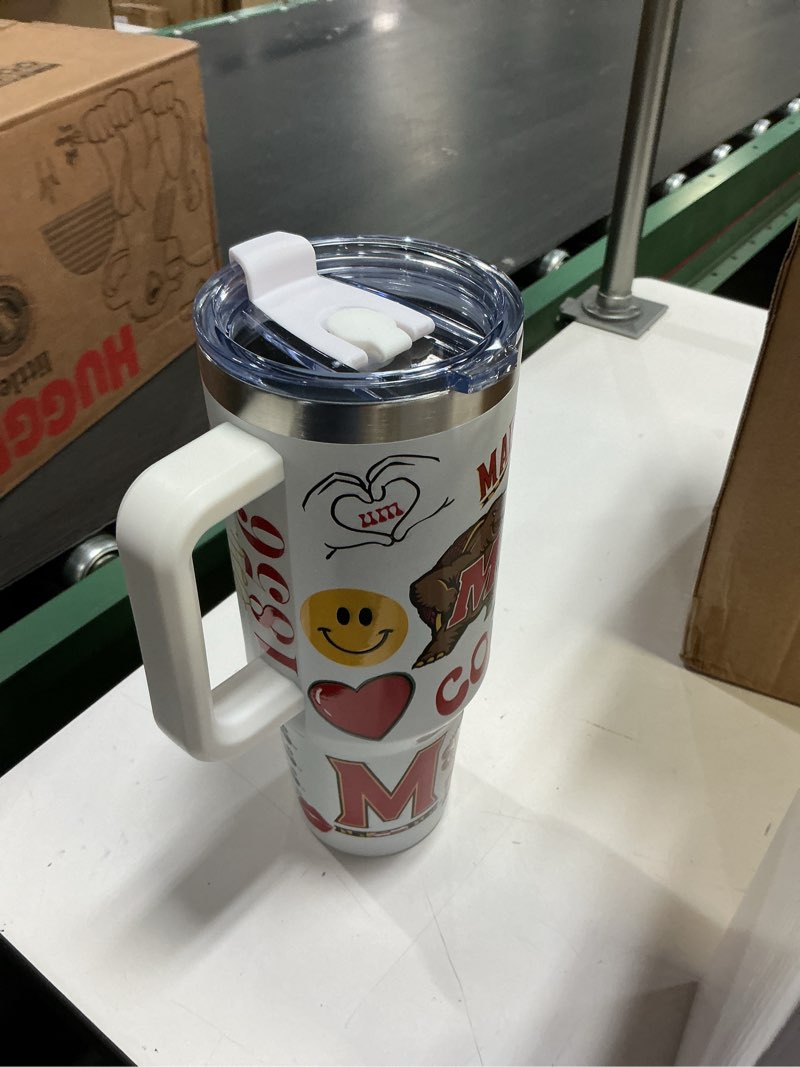 Condition photo showing Good Condition for The Memory Company | Licensed NCAA 2-Pack Game Day Tumblers Team Spirit/Bling University of Maryland, College Park