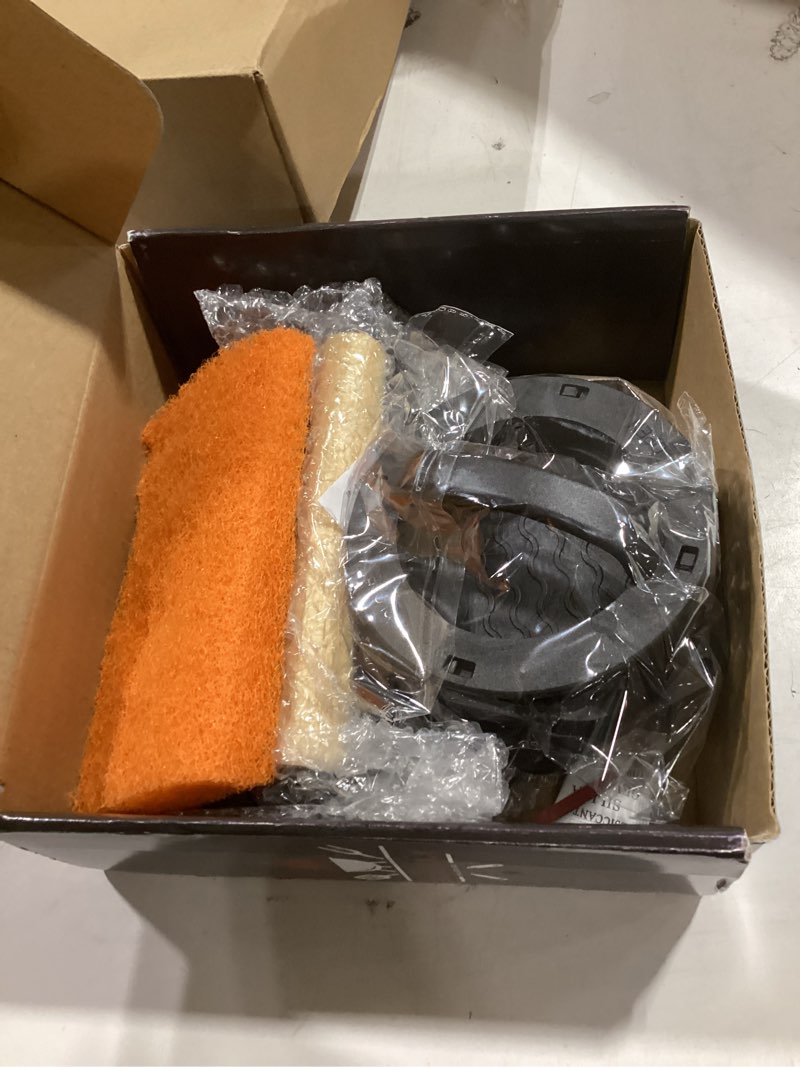 Condition photo showing Good Condition for grilliance smash burger press kit, 3 in 1 hamburger press patty maker, dark black cast iron burger press, cleaning pad set for grill, griddle, flat top, kitchen, cooking