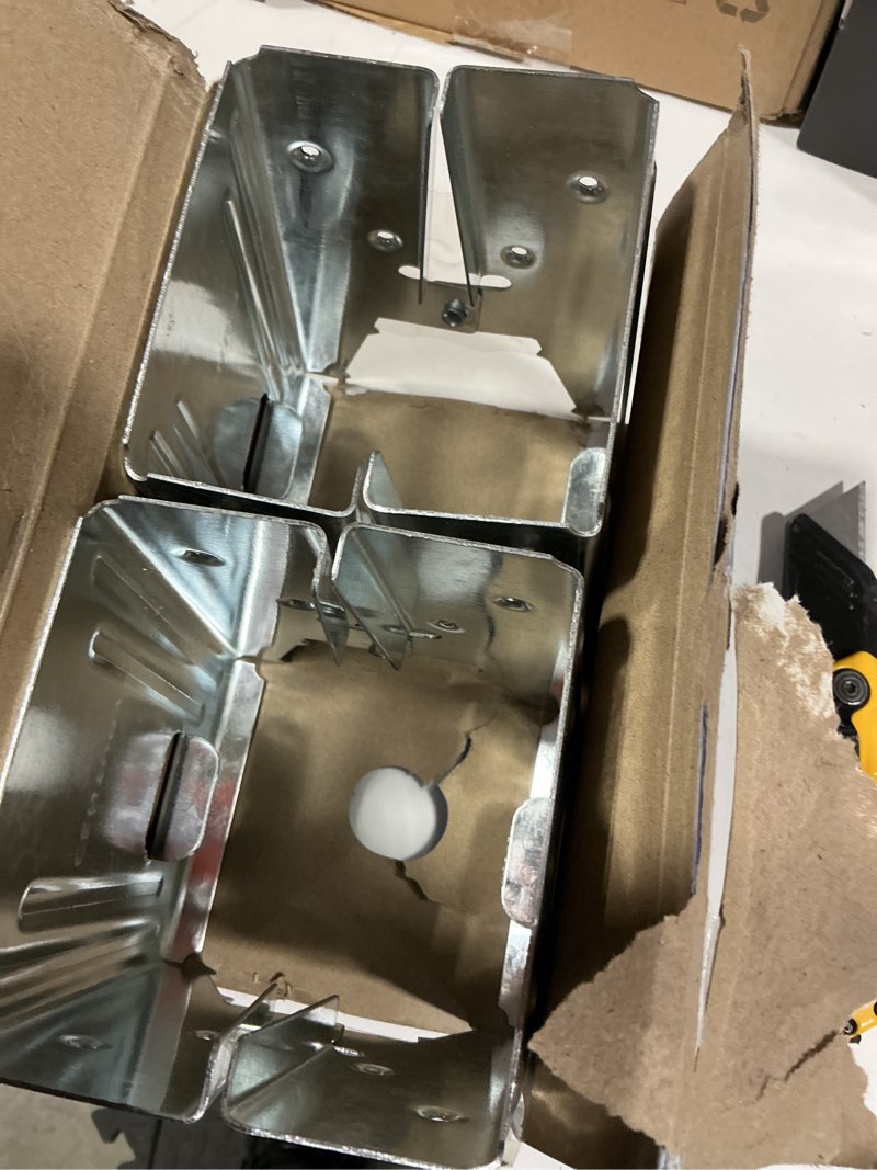 Condition photo showing Good Condition for century drill & tool 72990 saw horse brackets | rust-resistant coating, saw horse brackets are constructed, designed for use with standard 2x4 lumber