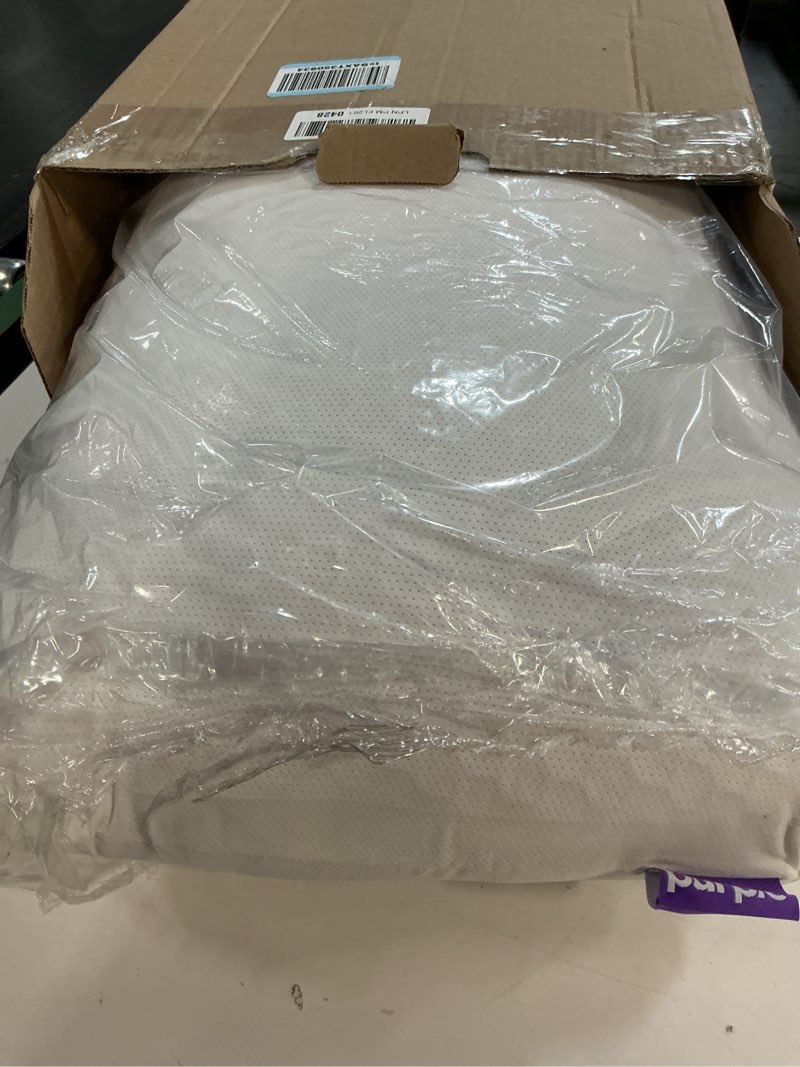 Condition photo showing Good Condition for purple gridcloud pillow – down-alternative pillow, gelflex® grid for soft support & pressure relief for side sleepers– always-fluffy silicone-coated fill– breathable moisture-wicking cover - standard