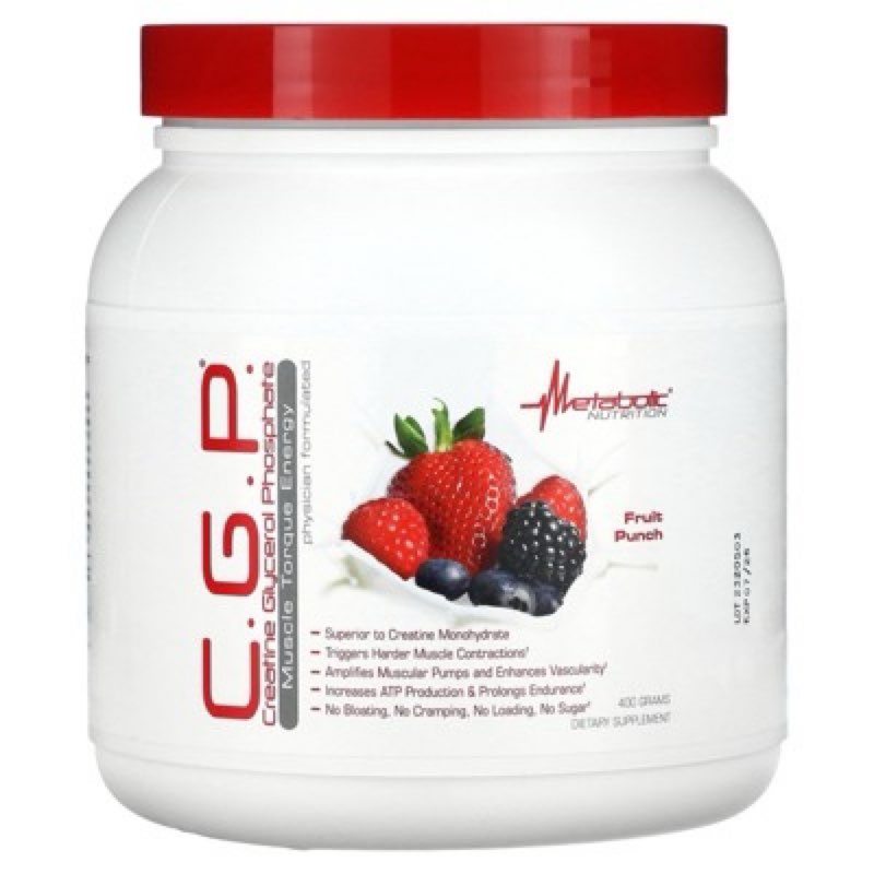 (Exp:04/27)Metabolic Nutrition C.G.P., Fruit Punch, 400 g