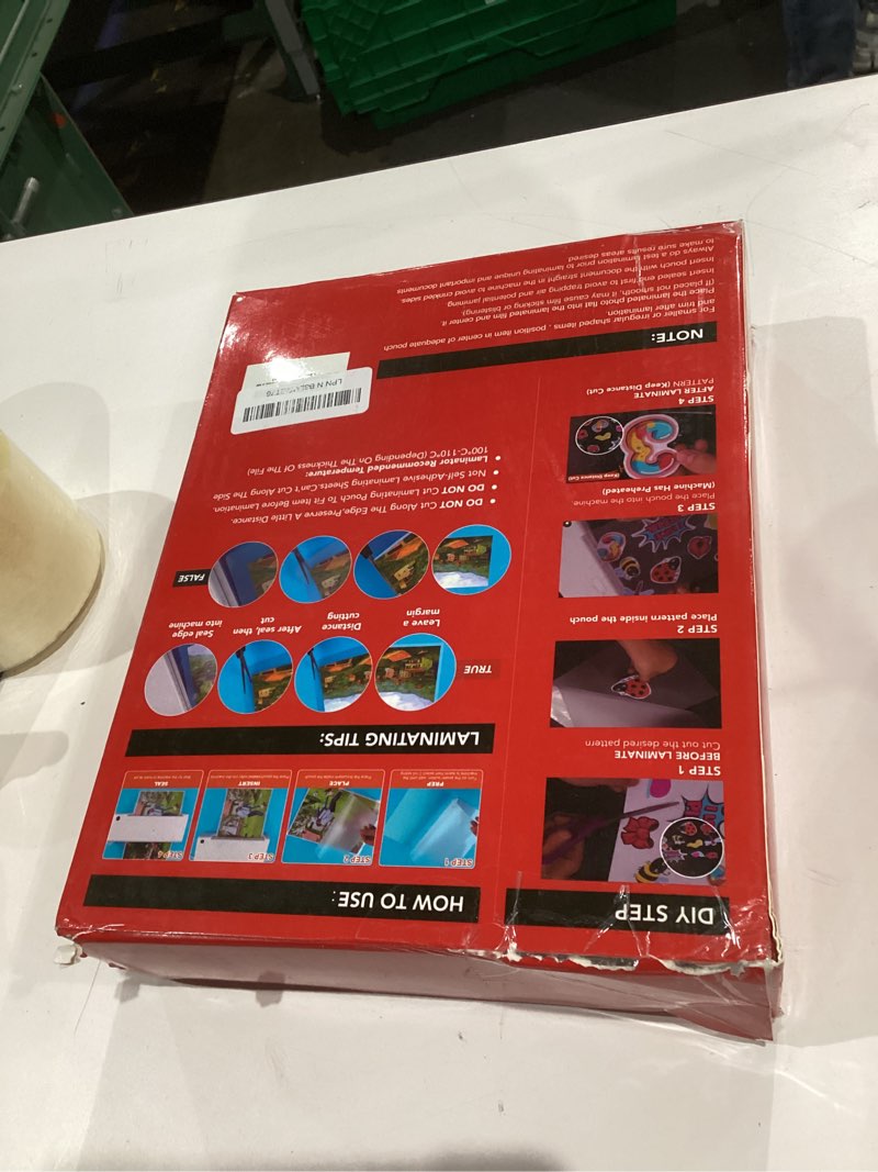 Condition photo showing New/Like New for CAREGY 300 Pack Laminating Sheets, Holds 8.5 x 11 Inch Sheets,5 Mil Thermal Laminating Pouches,9 x 11.5 Inches Lamination Sheet Paper for Laminator, Clear, Letter Size, Office and School Supplies 300PACK-5Mil (9 x 11.5Inches)