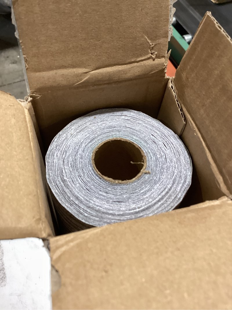 Condition photo showing Good Condition for haimin grasscloth wallpaper textured 24in x 393in fabric contact paper gray wall paper textured linen wallpaper peel and stick self-adhesive thick vinyl embossed film wallpaper (gray) gray and black