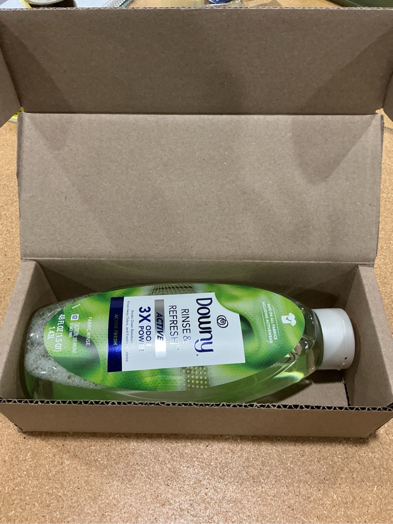 Condition photo showing New/Like New for downy rinse active fresh laundry additives - 48 fl oz