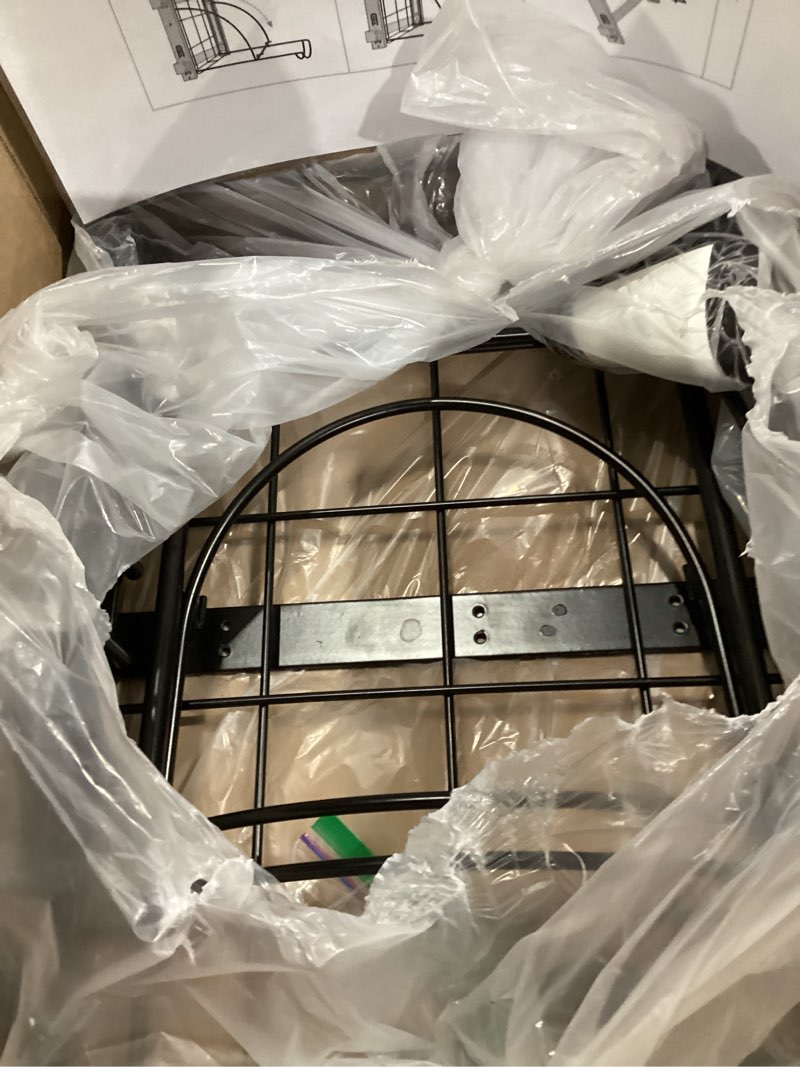 Condition photo showing Good Condition for dual trash can pull out under kitchen sink counter, no can, slider for double 35qt bins(7-9 gal), recycling bin & garbage can pullout kit, quiet close sturdy shelf, requires cabinet ?16"w*17"h*23"d