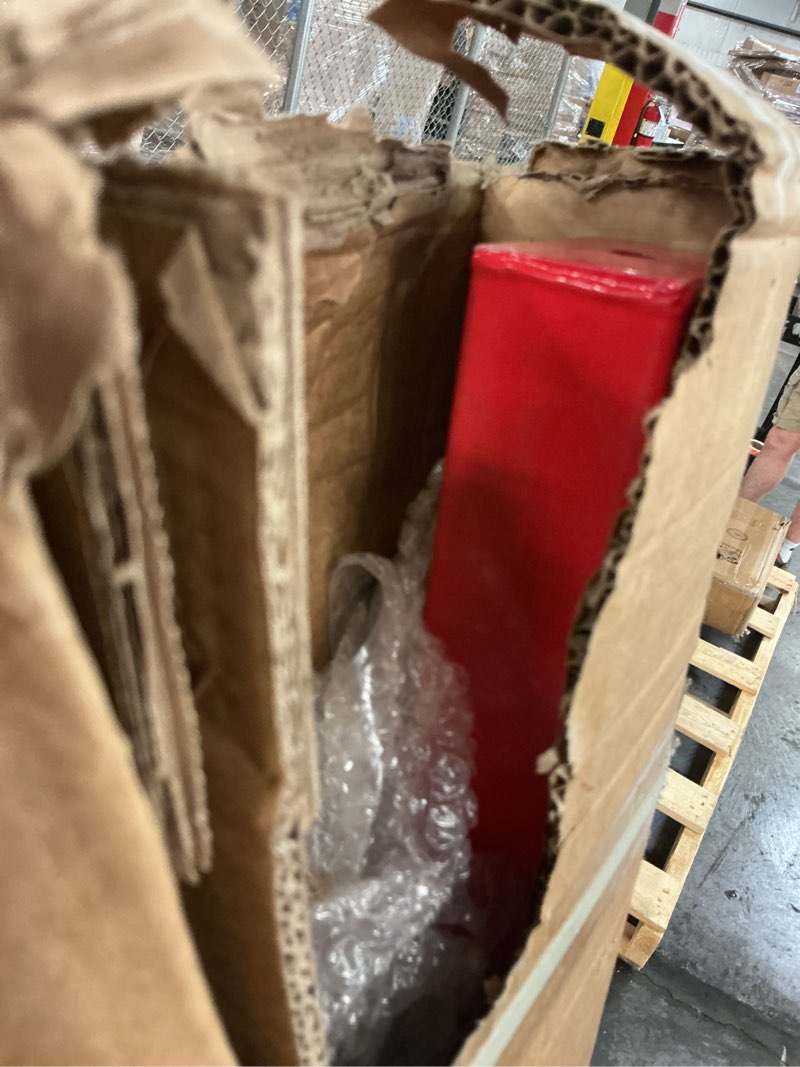 Condition photo showing As Is for DEXSO Engine Support Bar 1100 Lbs Capacity Engine Transverse Bar Engine Hoist 2 Point Lift Holder Hoist Dual Hooks, Engine Hoist for Home Garages & Auto Repair Shop, Red