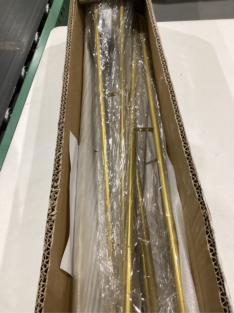 Condition photo showing As Is for 28inch hairpin table legs golden set of 4 desk legs,1300lbs load capacity ? rodsfor coffee table, night stand desk bench?desk, bench desk dining end table chairs golden 28in