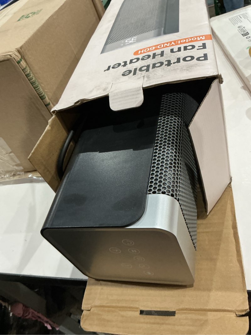Condition photo showing Good Condition for Space Heaters for Indoor Use, 1500W PTC Ceramic Electric Heater with Thermostat, Room Temperature Display, 70° Oscillation, Remote Control, 12H Timer, Quiet Portable Heater for Office Bedroom