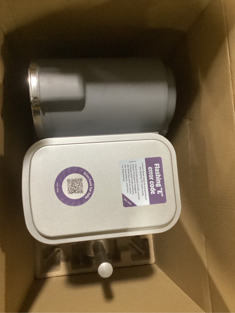 Condition photo showing Good Condition for ninja swirl by creami ice cream and soft serve maker, sorbet, milkshake, frozen yogurt, low calories program 13-in-1, soft serve handle, (2) creami swirl 16oz pints (renewed)