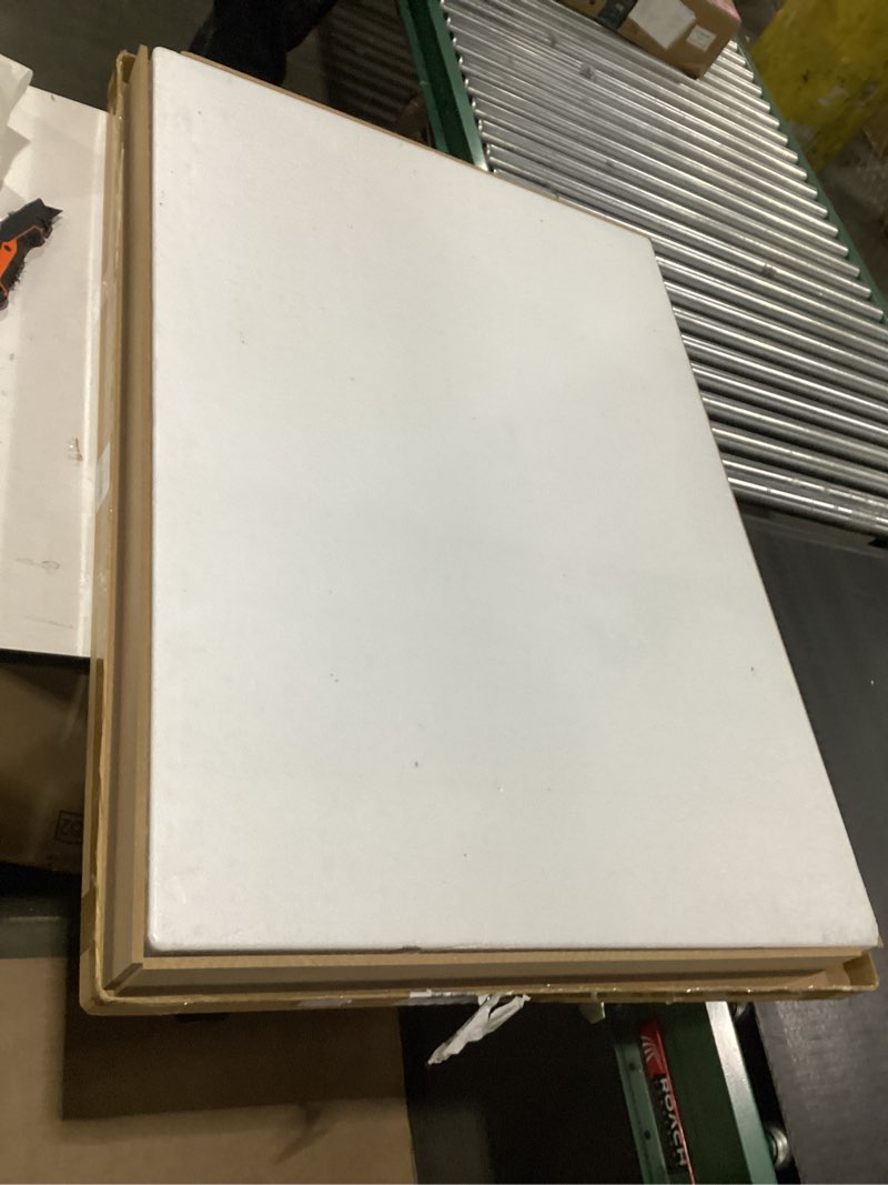 Condition photo showing New/Like New for KOHROS Decorative Mirror for Wall Decor 40" x 28" Large Rectangle Frameless Wall Mirror for Bathroom Living Room Dining Room Entryway Horizontally or Vertically Hanging Silver 40"L x 28"W