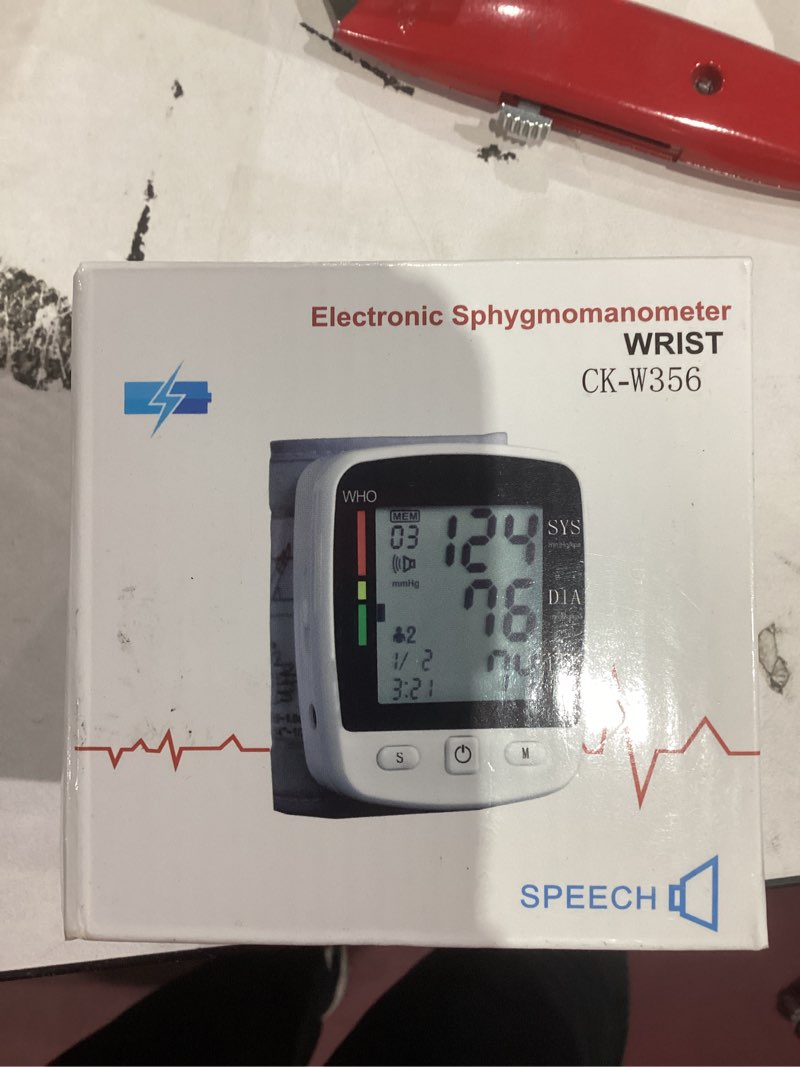 Condition photo showing Good Condition for Blood Pressure Monitor, Irregular Heartbeat Detector, Automatic BP Monitor 90x2 Reading Memory and Large LCD Display, USB Charging, Adjustable Wrist Cuff, Ideal for Home and Hospital