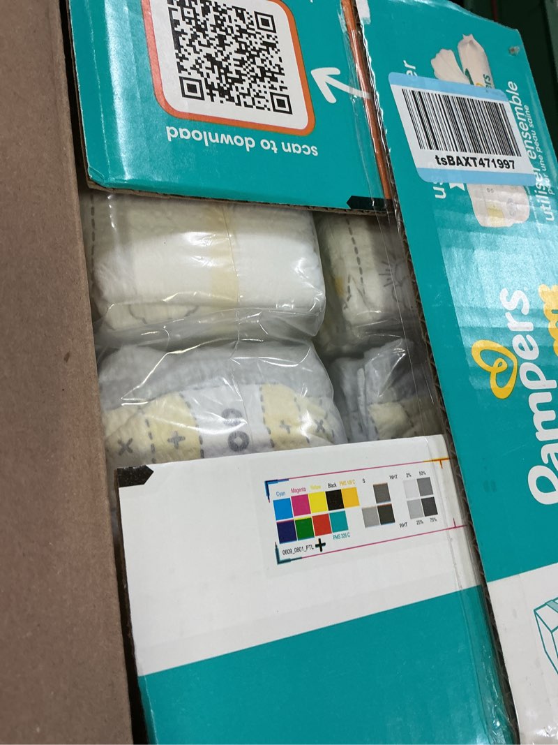 Condition photo showing New/Like New for pampers swaddlers diapers, size 0 (up to 10 lbs), 140 count, absorbent, keeps baby dry and comfortable, skin safe disposable baby diaper (packaging may vary) newborn 140