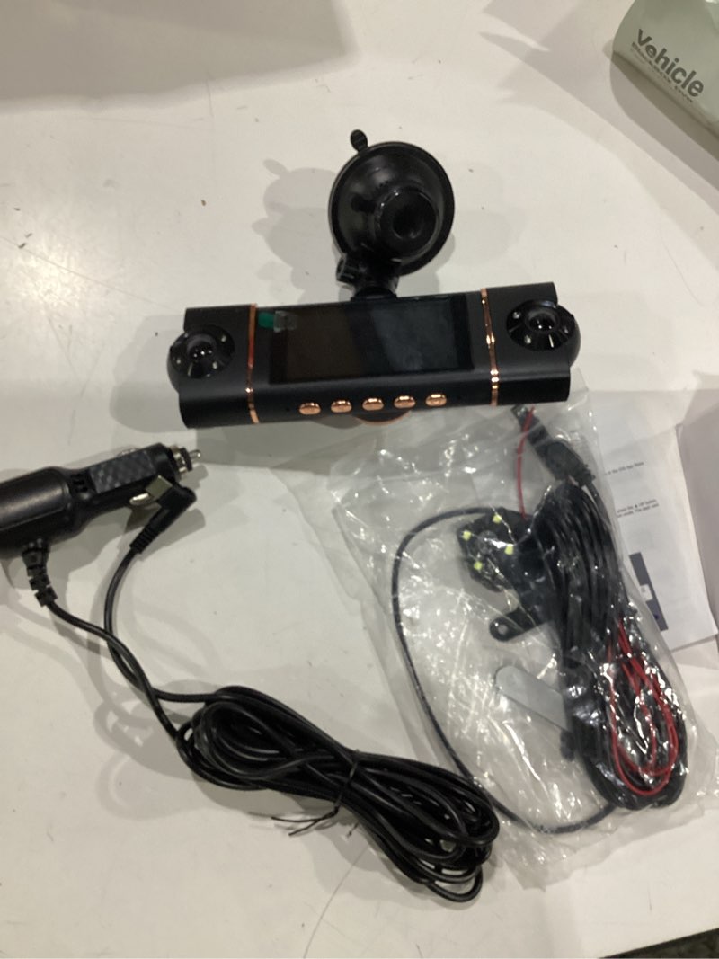 Condition photo showing New/Like New for 4 channel 360° dash cam front rear inside & left right,4k+1080p*3 fhd car camera,5ghz wifi & app control,8 ir lamps night vision,24h parking mode,g-sensor,loop recording,includes 64gb sd card?black?