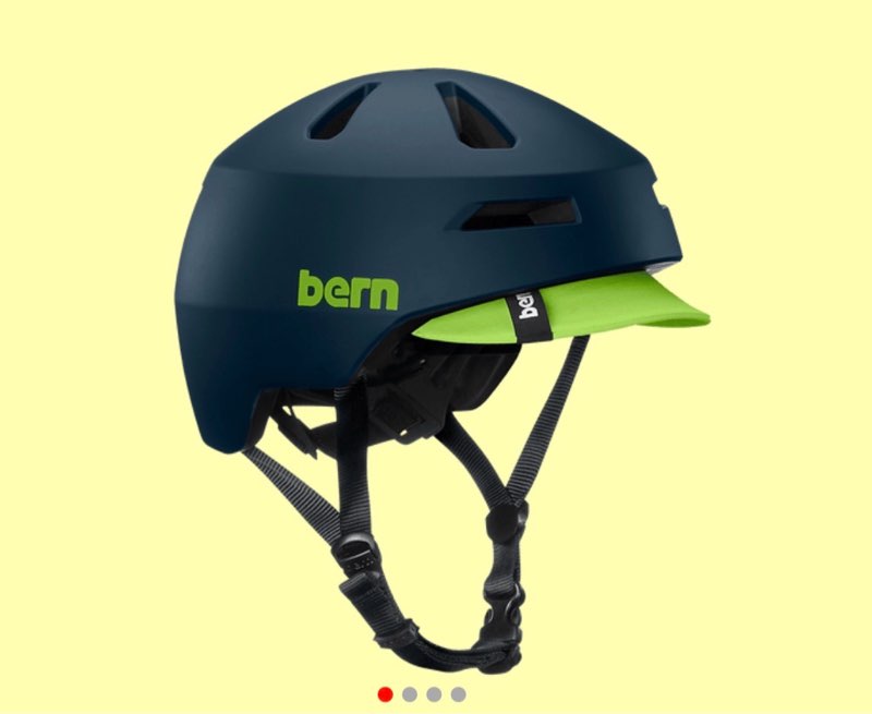 bern bern brentwood 2.0 mips helmet (ez fit) - matte muted teal. size l 