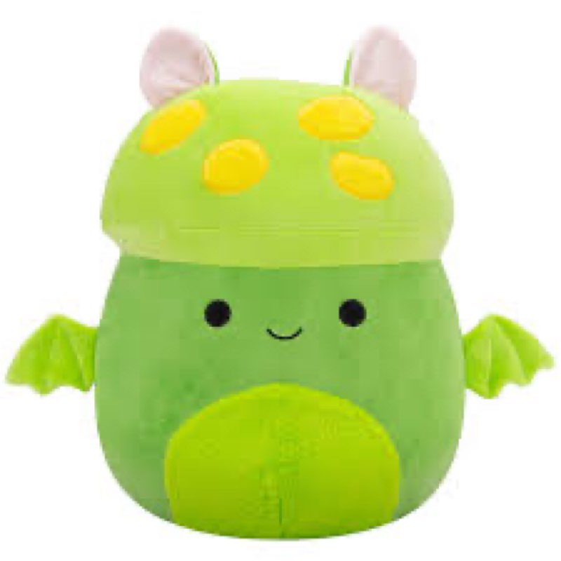 Neon green sqiushmallow bat
