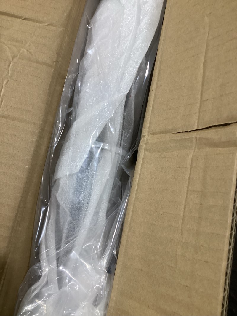 Condition photo showing New/Like New for regalo safety 36" extra tall arch baby gate for doorways & bottom of stairs, pressure mount safety gate with door for babies, toddlers & pets, tested & safe, american designed, family owned black - 30-35"w x 36"h