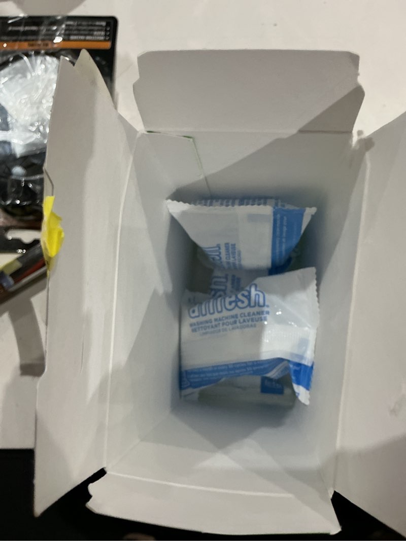 Condition photo showing As Is for affresh washing machine cleaner - 5ct