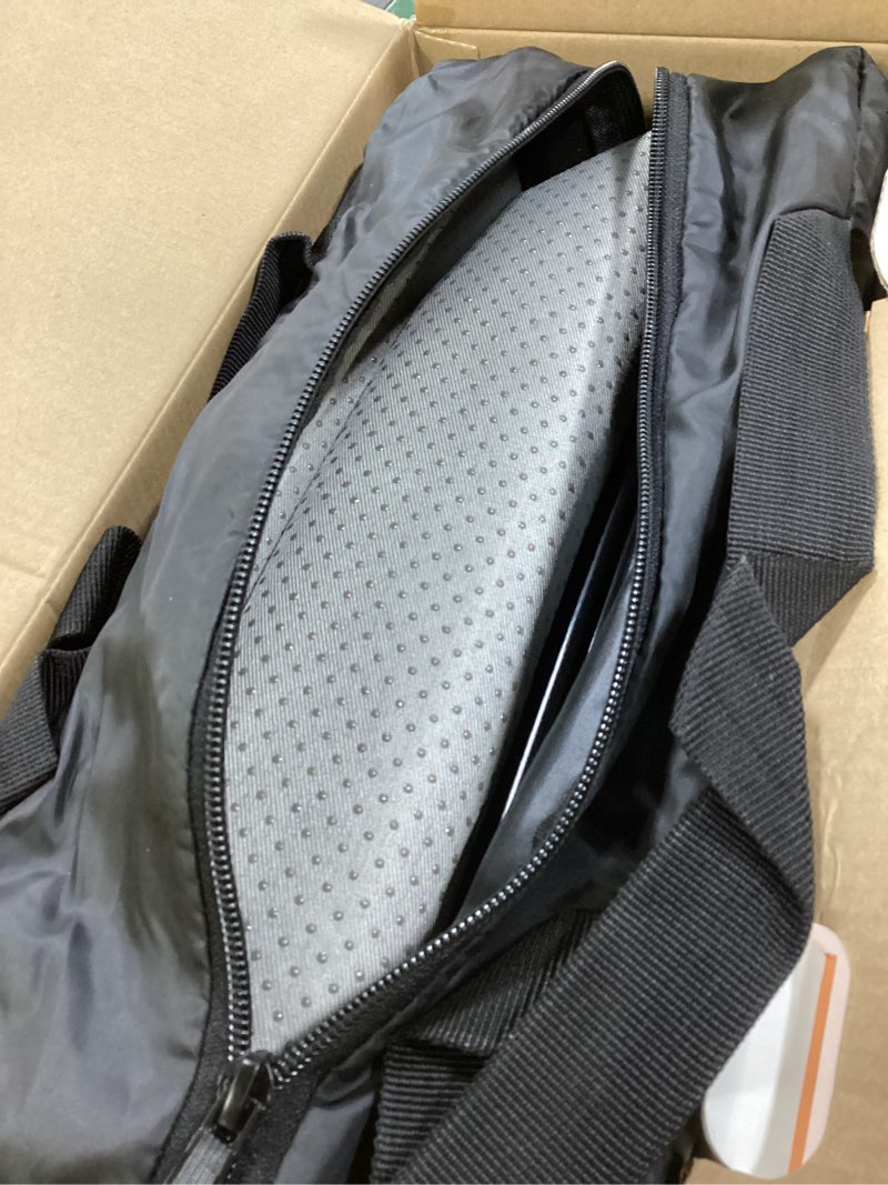 Condition photo showing Good Condition for Leather Back Seat Extender for Dogs, Waterproof Dog Car Seat Covers for Back Seat with Hard Bottom, Dog Hammock for Car SUV and Truck?With Anti Scraatch Mesh Window and Retractable Belt Harness) Black and Brown L - Car / Mid-Size SUV / Mid-Size Truck