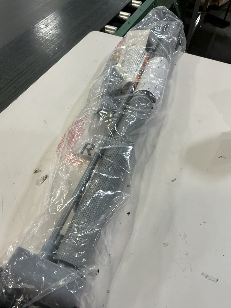 Condition photo showing As Is for Upgrade 34 inch Retractable Baby Gates Extra Wide with Reinforced Strip Design to Prevent Crawling Through, 10 Foot Retractable Dog Gate, 34\\\" Tall, Retractable Gate for Indoor/Outdoor Gray 34\\\" Tall x 72\\\" Wide